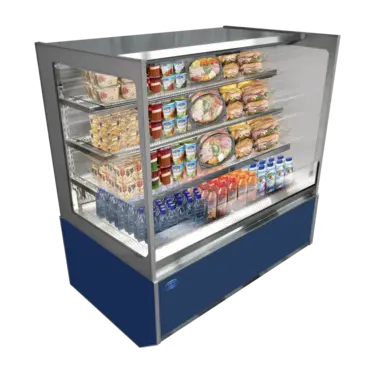 Federal Industries ITRSS4834-B18 Italian Glass 3 Tier Refrigerated 48" Wide Display Case
