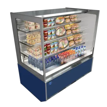 Federal Industries ITRSS6034-B18 Italian Glass 3 Tier Refrigerated 60" Wide Display Case