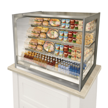 Federal Industries ITRSS6034 Italian Glass Refrigerated Counter Display Case