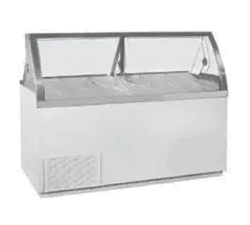 Global Refrigeration CKDC47V-W VisiDipper Visi-Wide 36 Gallon 46-1/2" Wide Ice Cream Dipping Cabinet