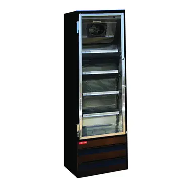 Howard-McCray GF19BM-B-FF 26.50'' 19.0 cu. ft. 1 Section Black Glass Door Merchandiser Freezer
