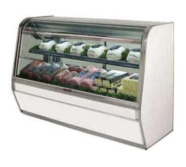 Howard-McCray R-CDS32E-4C-LED Curved Glass Deli Meat & Cheese Service Case