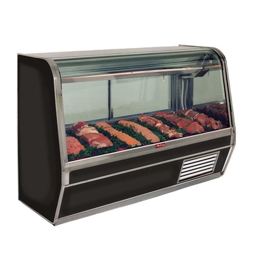 Howard-McCray R-CMS32E-8C-LED Curved Glass Red Meat Service Case