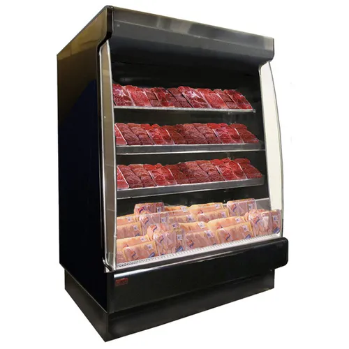 Howard-McCray R-OM35E-4L-LB-B Packaged Meat Low-Base Open Merchandiser  51"W