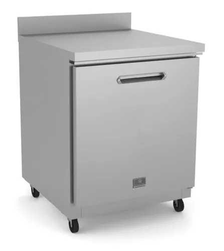 Kelvinator Commercial KCHUCWT27F 27.81'' 1 Section Undercounter Freezer with 1 Right Hinged Solid Door and Side / Rear Breathing Compressor