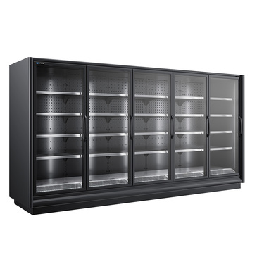 Master-Bilt BEL-5-30 153.31'' Section Glass Door Merchandiser Freezer
