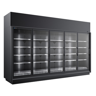 Master-Bilt BEM-5-30SC 153.31'' Section Refrigerated Glass Door Merchandiser