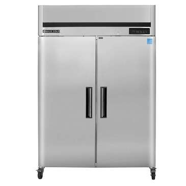 Maxx Cold MCFT-49FDHC 54.00'' Top Mounted 2 Section Solid Door Reach-In Freezer