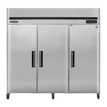 Maxx Cold MCFT-72FDHC 81.00'' Top Mounted 3 Section Solid Door Reach-In Freezer