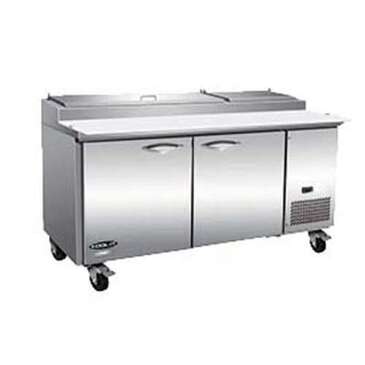 MVP Group LLC IPP71-2D Refrigerated Counter, Pizza Prep Table