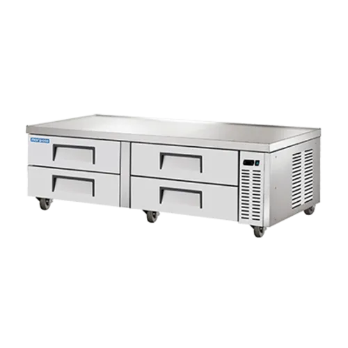 Norpole NPCB-72 72" 4 Drawer Refrigerated Chef Base with Top - 115 Volts