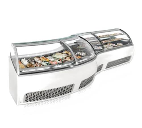 Oscartek CORA GC30 Cora 2 Curved Gelato/Ice Cream Showcase/Display