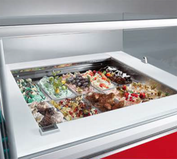 Oscartek GEM R4 G1650 Gem R4 Gelato Showcase/Display  65" length