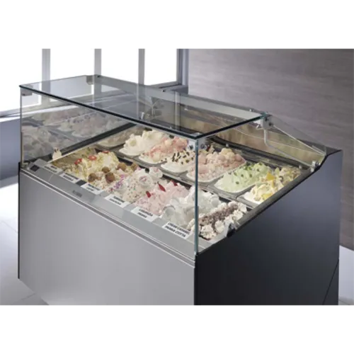 Oscartek GIA SQ G1150 Gia Gelato/Ice Cream Showcase/Display  Square glass