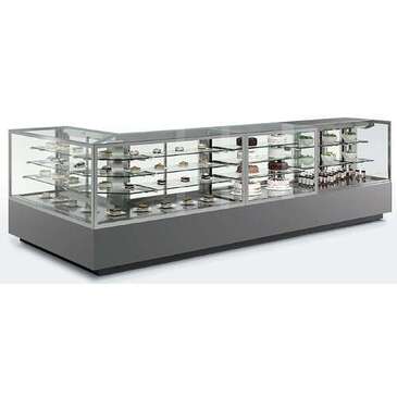 Oscartek ITALIA 2 CA90LT Display Case, Chocolate