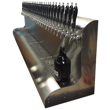 Perlick Corporation 3076-18 Modular Draft Beer Dispensing Tower, Wall Mount, Air-Cooled - 54“W X 22-3/4” H