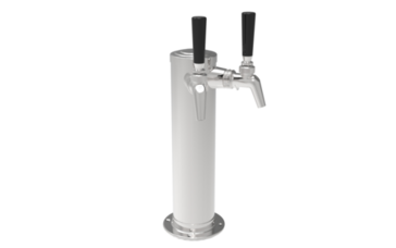 Perlick Corporation 69526-2DA-R Draft Arm Style Beer Dispensing Kit - (2) Faucets