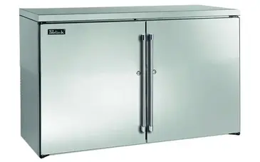 Perlick Corporation BBRLP48 Silver 2 Solid Door Refrigerated Back Bar Storage Cabinet, 120 Volts