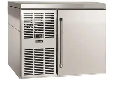 Perlick Corporation BBSLP36 Silver 1 Solid Door Refrigerated Back Bar Storage Cabinet, 120 Volts