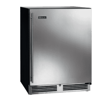 Perlick HB24RS4 23.88'' 1 Section Undercounter Refrigerator with 1 Right Hinged Solid Door and Front Breathing Compressor