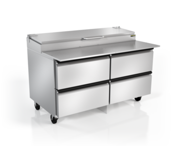 Silver King SKPZ60-EDUS10 Refrigerated Counter, Pizza Prep Table