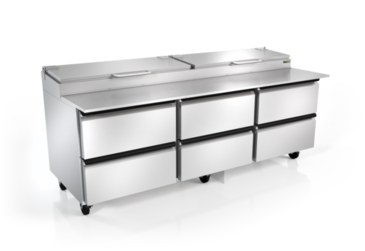 Silver King SKPZ92-EDUS1 Refrigerated Counter, Pizza Prep Table