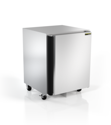 Silver King SKR24A-ESUS1 24.00'' 1 Section Undercounter Refrigerator with 1 Right Hinged Solid Door and Side / Rear Breathing Compressor