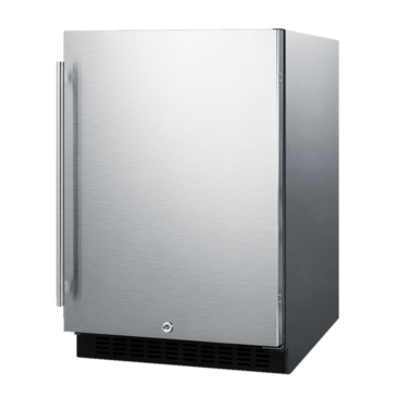 Summit Commercial AL54CSS 23.63'' 1 Section Undercounter Refrigerator with 1 Right Hinged Solid Door and Front Breathing Compressor