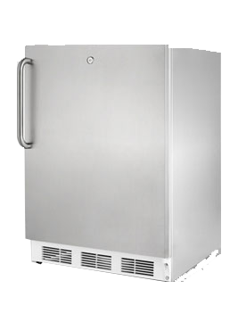 Summit Commercial FF7LWCSSADA 23.75'' 1 Section Undercounter Refrigerator with 1 Right Hinged Solid Door and Front Breathing Compressor