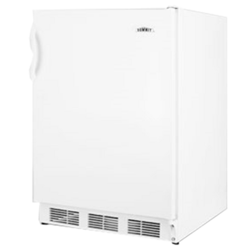 Summit Commercial FF7WADA 23.63'' 1 Section Undercounter Refrigerator with 1 Right Hinged Solid Door and Front Breathing Compressor