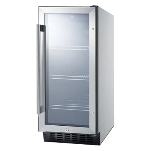 Summit Commercial SCR1536BGCSS Beverage Merchandiser