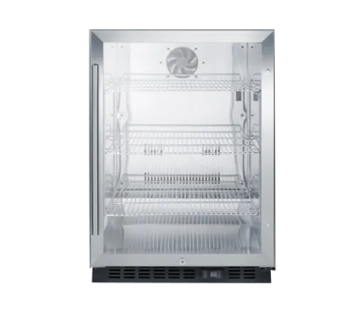 Summit Commercial SCR610BLCSS Beverage Merchandiser