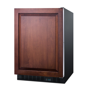 Summit Commercial SCR610BLSDIF 23.63'' 1 Section Undercounter Refrigerator with 1 Right Hinged Solid Door and Front Breathing Compressor