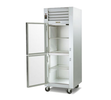 Traulsen G11001 29.88'' 24.2 cu. ft. Top Mounted 1 Section Glass Half Door Reach-In Refrigerator