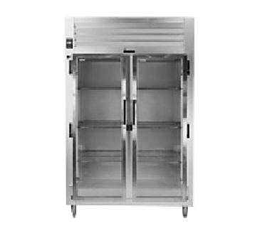 Traulsen RHT232N-FHG 52.13'' 46 cu. ft. Top Mounted 2 Section Glass Door Reach-In Refrigerator