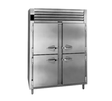 Traulsen RLT226WUT-HHS 58'' 40.8 cu. ft. Top Mounted 2 Section Solid Half Door Reach-In Freezer