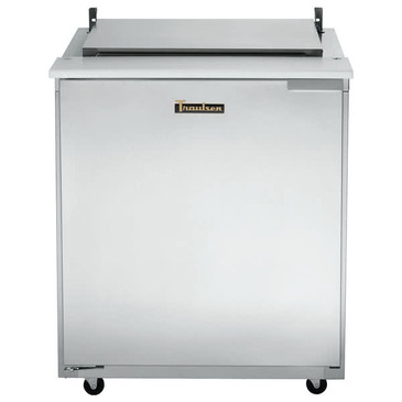 Traulsen UST276-R-SB 27'' 1 Door Counter Height Refrigerated Sandwich / Salad Prep Table with Standard Top