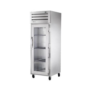 True Mfg. - General Foodservice STG1F-1G-HC 27.5'' 31.0 cu. ft. Top Mounted 1 Section Glass Door Reach-In Freezer