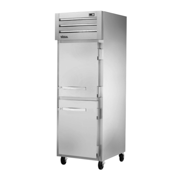 True Mfg. - General Foodservice STG1F-2HS-HC 27.5'' 31.0 cu. ft. Top Mounted 1 Section Solid Half Door Reach-In Freezer