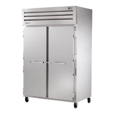 True Mfg. - General Foodservice STG2F-2S-HC 52.63'' 56.0 cu. ft. Top Mounted 2 Section Solid Door Reach-In Freezer