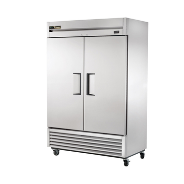 True Mfg. - General Foodservice T-49F-HC 54.13'' 49.0 cu. ft. Bottom Mounted 2 Section Solid Door Reach-In Freezer