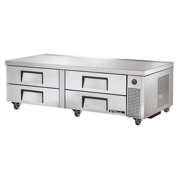 True Mfg. - General Foodservice TRCB-72 72.38" 4 Drawer Refrigerated Chef Base with Marine Edge Top - 115 Volts