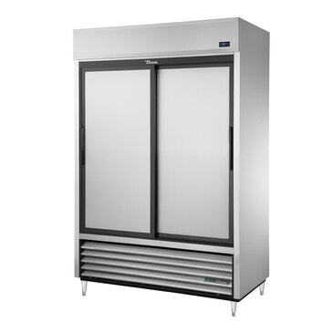 True Mfg. - General Foodservice TSD-47-HC 54.13'' 47 cu. ft. Bottom Mounted 2 Section Solid Door Reach-In Refrigerator