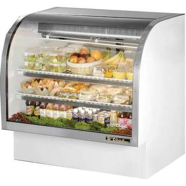 True Mfg. - General Foodservice True Mfg. – Specialty Retail Display TCGG-48-HC-LD Curved Glass Deli Case