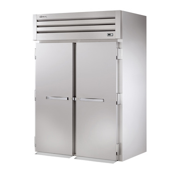 True Mfg. - General Foodservice True STA2FRI-2S 68" Top Mounted 2 Section Roll-in Freezer with 2 Left/Right Hinged Solid Doors - 75.0 cu. ft.