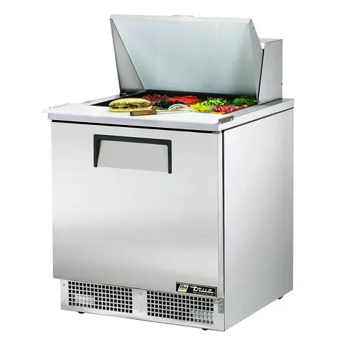 True Mfg. - General Foodservice True TFP-32-12M 32.13'' 1 Door Counter Height Mega Top Refrigerated Sandwich / Salad Prep Table