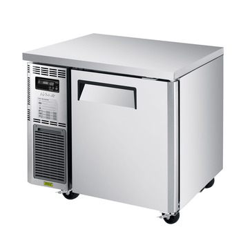Turbo Air JUR-36S-N6 35.38'' 1 Section Undercounter Refrigerator with 1 Right Hinged Solid Door and Front Breathing Compressor
