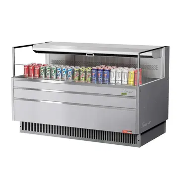 Turbo Air TOM-60L-UF-S-1S-N 58.75'' Air Curtain Open Display Merchandiser with