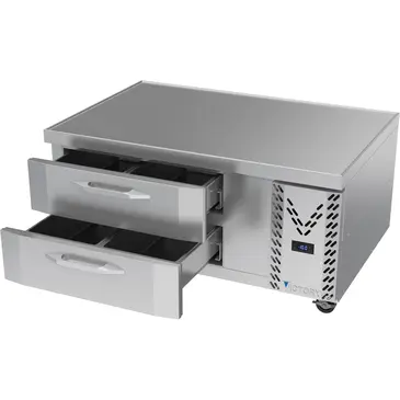 Victory Refrigeration CBR48HC 48" 2 Drawer Refrigerated Chef Base with Marine Edge Top - 115 Volts