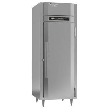 Victory Refrigeration FS-1D-S1-EW-HC 31.25'' 24.08 cu. ft. Top Mounted 1 Section Solid Door Reach-In Freezer